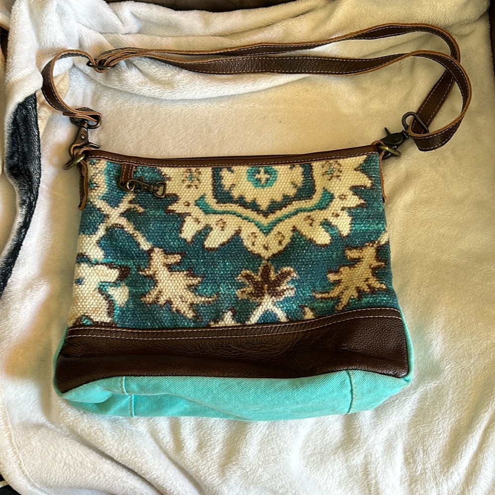 Myra bag Brown & Blue